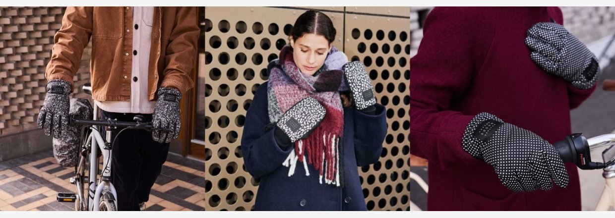 Nr komfort, stil og sikkerhed Mdes: cykelhandsker fra Weather Goods Sweden