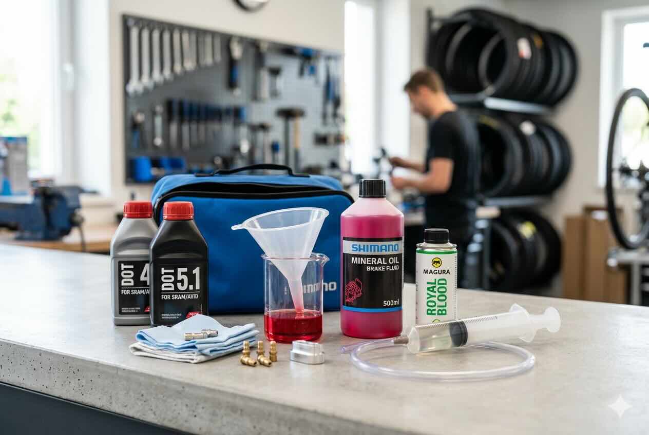 Bremseolie & Bremsev&aelig;ske