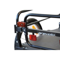Cykeltrailer Provelo foldbar  Sort