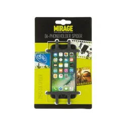 Mirage telefonholder Zero-Six Spider silikone sort