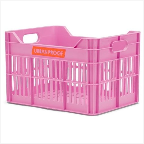 Urban Proof Junior cykelkasse - 15 Liter - genanvendt plast - bright pink