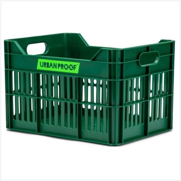 Urban Proof Junior cykelkasse - 15 Liter - genanvendt plast - retro gr�n