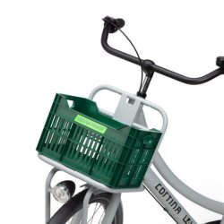 Urban Proof Junior cykelkasse - 15 Liter - genanvendt plast - retro gr�n