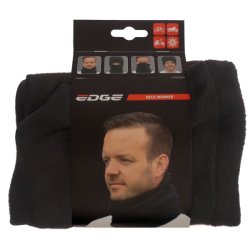 Multifunktionel halsvarmer Edge - polyester - sort