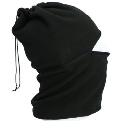 Multifunktionel halsvarmer Edge - polyester - sort