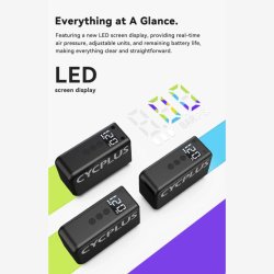 Elektrisk batteripumpe Cyclplus AS2 Pro - sort