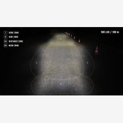 Forlygte Sigma EOX FL 100 - inkl. holder og forlngerkabel