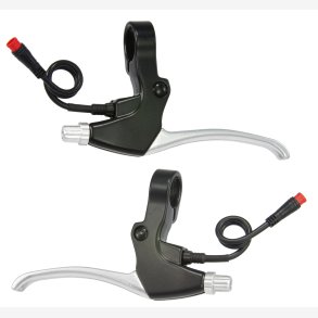 Bremsegrebss�t Saccon LEBK74A5P0S E-cykel med bremseafbryder - sort/s�lv