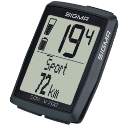 Cykelcomputer Sigma EOX View 700 - Sort