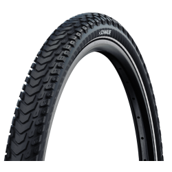 Dk Schwalbe Marathon Mondial Pro Evo V-Guard 28 x 2,00"/50-622 - Sort med reflekterende strimmel