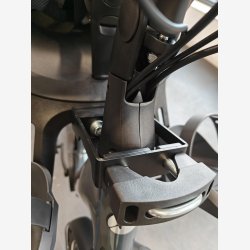 Ahead spindeladapter Qibbel 1 1/8" integrerede kabler - sort