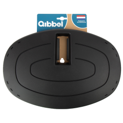 St fodbeskyttelsesplader Qibbel Junior 6+ - sort