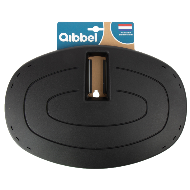 St fodbeskyttelsesplader Qibbel Junior 6+ - sort