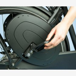 St fodbeskyttelsesplader Qibbel Junior 6+ - sort