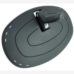 St fodbeskyttelsesplader Qibbel Junior 6+ - sort