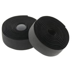 Styrtape Tecora Comfort Natural 2,5 x 30mm 1,8m - sort (2 stk.)