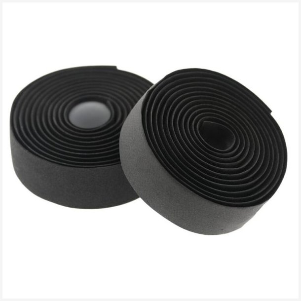 Styrtape Tecora Comfort Natural 2,5 x 30mm 1,8m - sort (2 stk.)