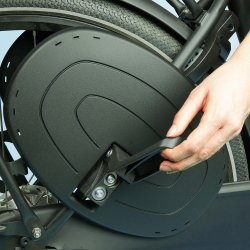 Barnesde bag Qibbel Junior 6+ - MIK HD - med fodsttte og beskyttelsesplade - Granitgr