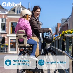 Barnesde bag Qibbel Junior 6+ Longtail Edition - Midnight Black