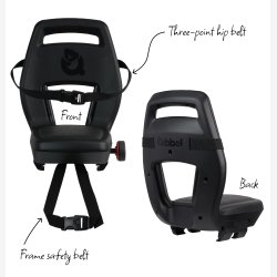 Barnesde bag Qibbel Junior 6+ Longtail Edition - Midnight Black