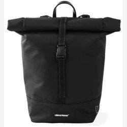 Recycled cykeltaske Urban Proof Rolltop 20 liter 30 x 15 x 42 cm - Sort