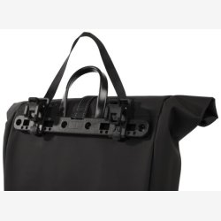 Recycled cykeltaske Urban Proof Rolltop 20 liter 30 x 15 x 42 cm - Sort