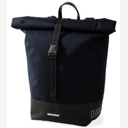 Recycled cykeltaske Urban Proof Rolltop 20 liter 30 x 15 x 42 cm - mrke bl