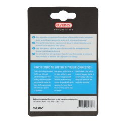 Skivebremseklodsst Elvedes 6915MC - Tektro - E-Bikes - 1 par