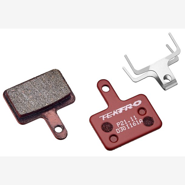 Skivebremseklodsst Tektro P21.11 - 5 mm - Dobbelt stempel - 10 st