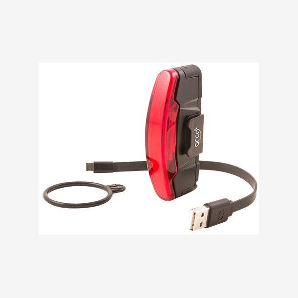 Baglygte Spanninga Arco XB Flash USB-C genopladelig