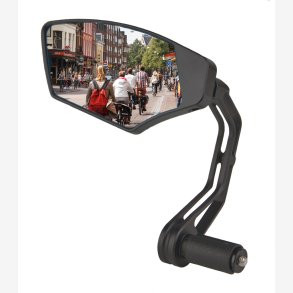 Mirror Mirage Left First Class dmpet glas stangendebeslag sort