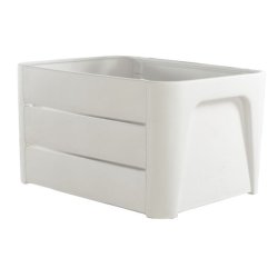 Cykelkasse Mirage 'Klik 'n Krat' - hvid - 24L