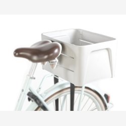 Cykelkasse Mirage 'Klik 'n Krat' - hvid - 24L
