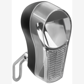 Gadelygte med frontlygtekant - 1 LED - 30 lux - inklusive batteri (p� kort)