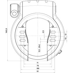 Ringls Axa Defender - sort/slv