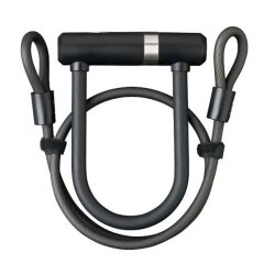 U-l�s Axa Newton Mini Pro + Kabel 100/10 - sort