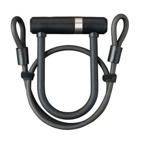U-l�s Axa Newton Mini Pro + Kabel 100/10 - sort