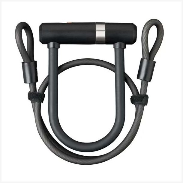 U-l�s Axa Newton Mini Pro + Kabel 100/10 - sort