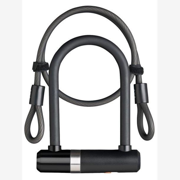 U-ls Axa Newton Mini + kabel 100/8 sort