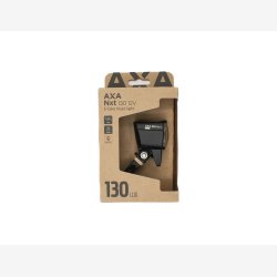 Forlygte Axa 130 E-BIKE 6 12V sort