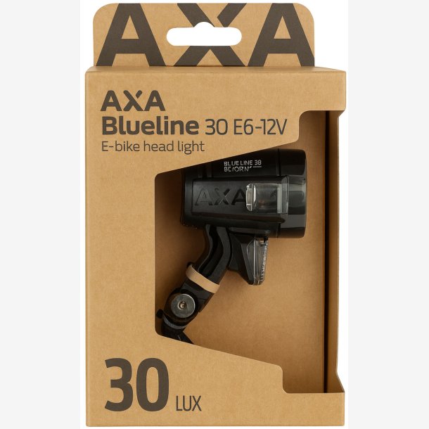 Forlygte Axa Blueline30 E-cykel sort