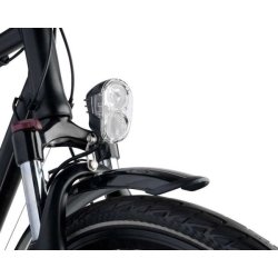Forlygte Axa Echo15 Switch dynamo &amp; elcykel - sort