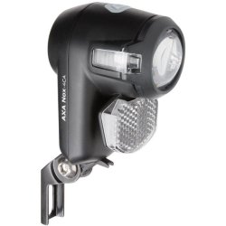 Forlygte Axa Nox City - 4 Lux - Auto/sluk - sort