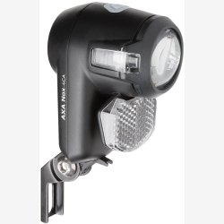 Forlygte Axa Nox City - 4 Lux - Auto/sluk - sort