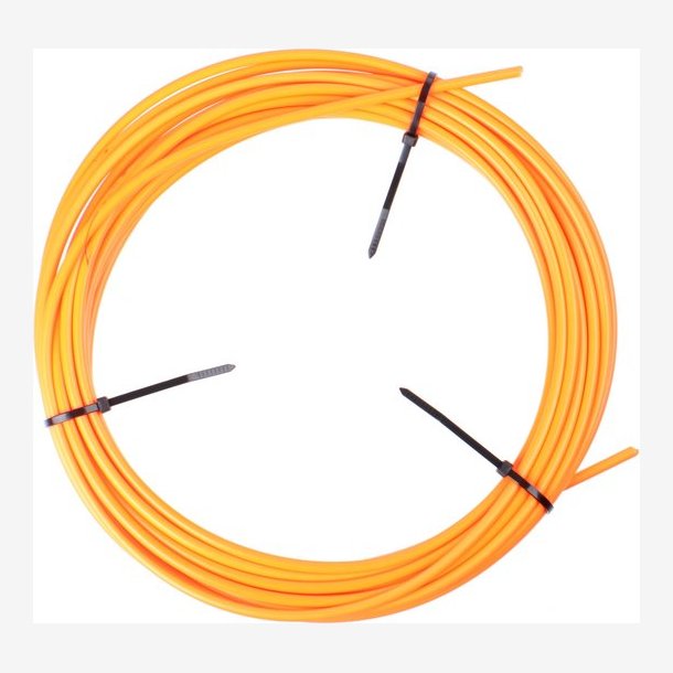 Bremse yderkappe (bremse) Elvedes med Teflon foring 4.9mm - 10 meter p rulle - neon orange