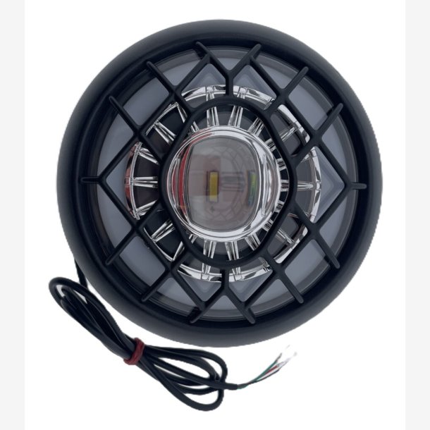 Fatbike forlygte IKZILIGHT Bulls-Eye sort