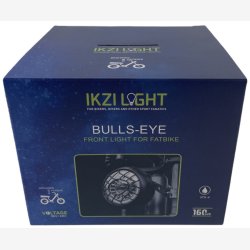 Fatbike forlygte IKZILIGHT Bulls-Eye sort
