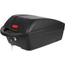 Polisport topboks MIK snaplock sort 32x26x18cm