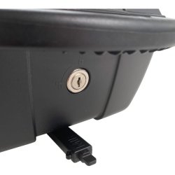 Polisport topboks MIK snaplock sort 32x26x18cm