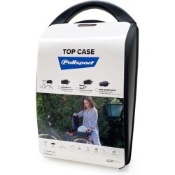 Polisport topboks MIK snaplock sort 32x26x18cm